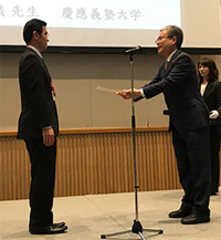 木須伊織君（83期）が第70回日本産科婦人科学会学術講演会で優秀日本語演題賞を受賞